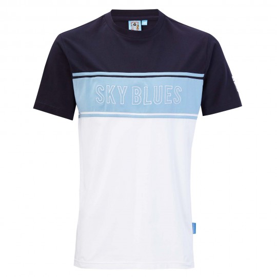 Coventry Mens Raised Emblem Panel T-Shirt