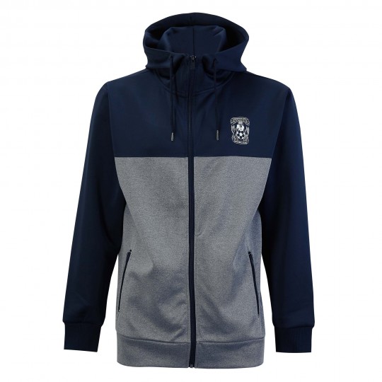 Coventry Mens Zip Panel Hoodie