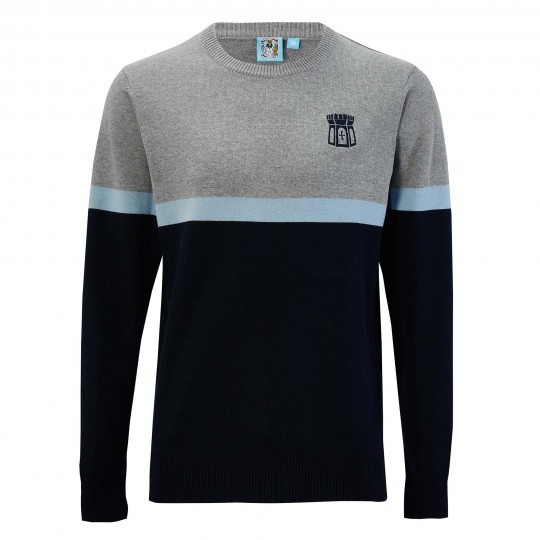 Coventry Mens Panel Knit Crew