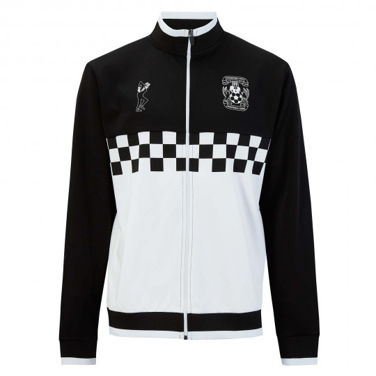 Coventry Mens 2 Tone Checkerboard Track Jacket