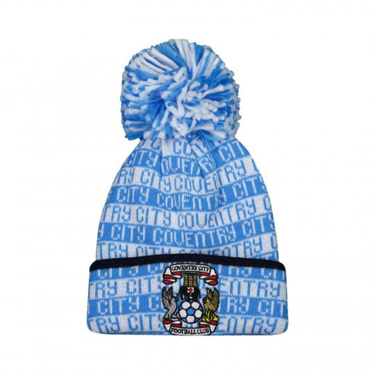 Coventry Infant Text Pom Cuff Beanie