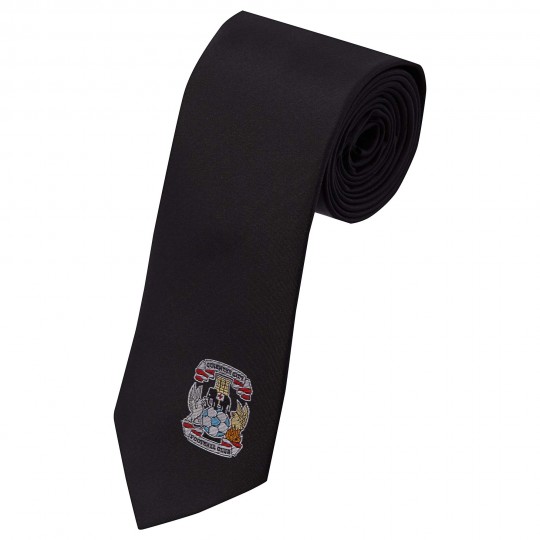 Coventry Black Polyester Tie