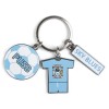 Coventry City 3 Charm Keyring SKY BLUE/WHITE