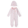 Coventry City Pink Striped Sleepsuit & Hat