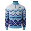 Coventry City Adult Christmas Fairisle Half Zip Ju