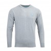 Coventry Men's Grey Knitted Crew Neck Jumper