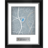 Stadium Map Framed Print - 12 x 16 Inch
