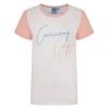 Coventry Girls Dip Back Hem Slogan T-Shirt