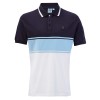 Coventry Mens Chest Panel Contrast Polo