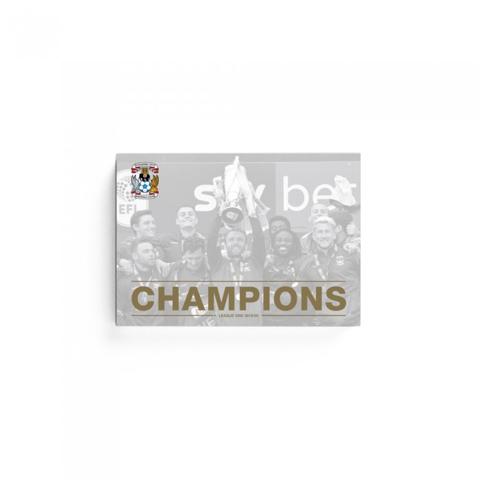 Coventry City League Champions 19/20 Book