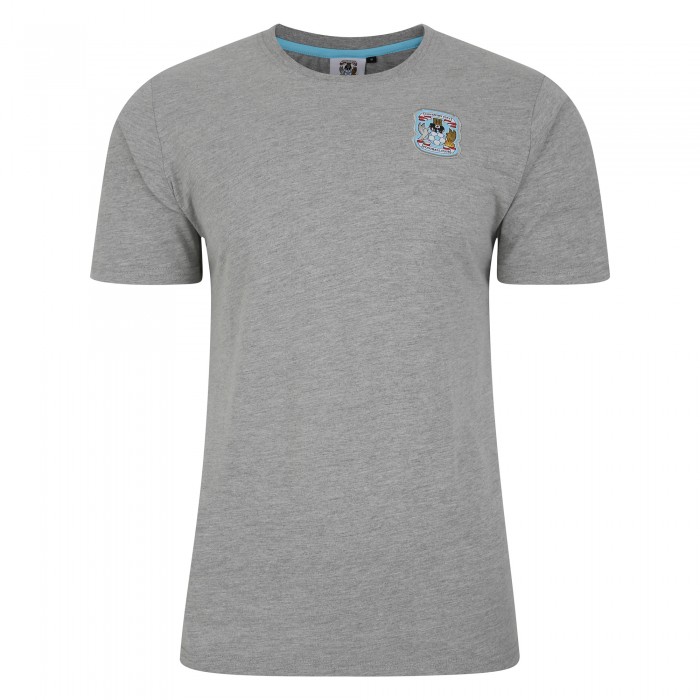 Coventry Essentials Small Crest T-shirt GREY