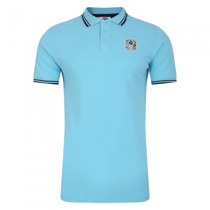 Coventry Essentials Tipped Polo Navy Tip