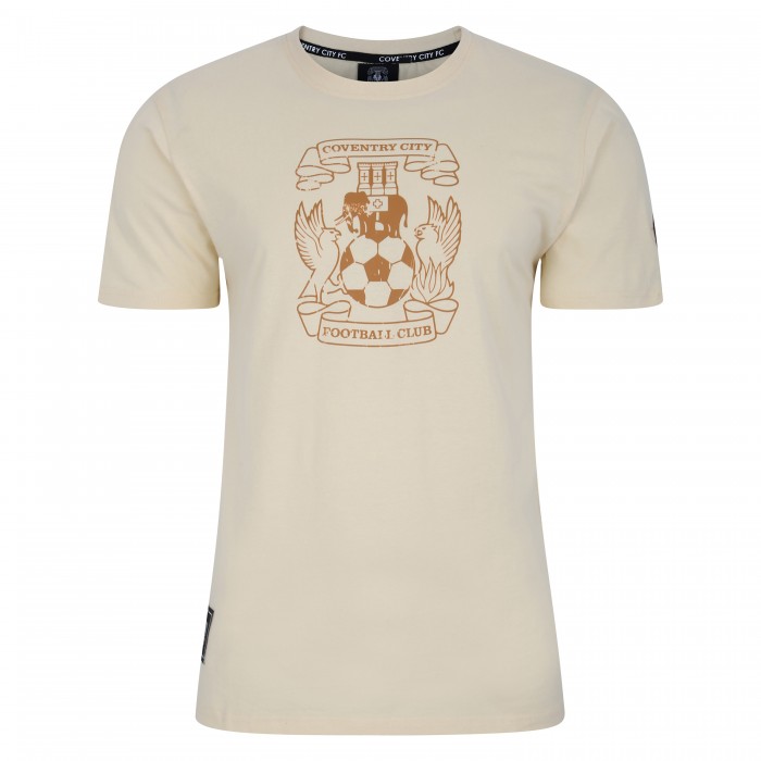 Coventry Distressed Terrace T-shirt Bleached Sand