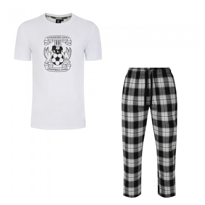 Coventry Adult Pyjama Set White