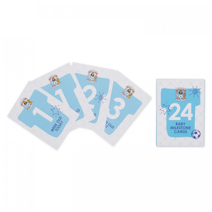 Coventry City Baby Milestone Cards