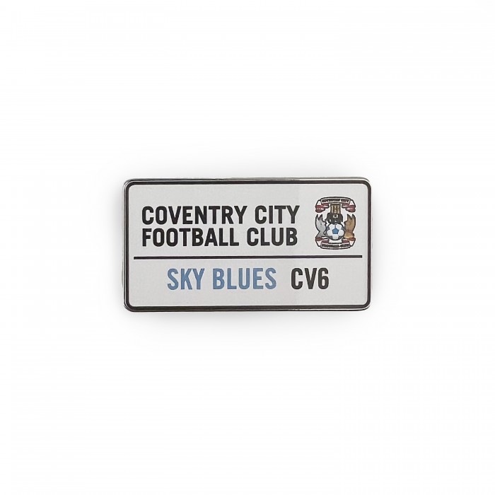 Coventry City Street Sign Pin Badge