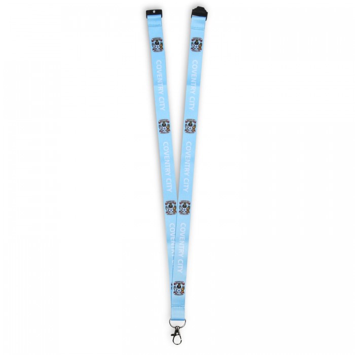 Coventry City Sublimated Lanyard SKY BLUE Coventry City Sublimated Lanyard SKY BLUE