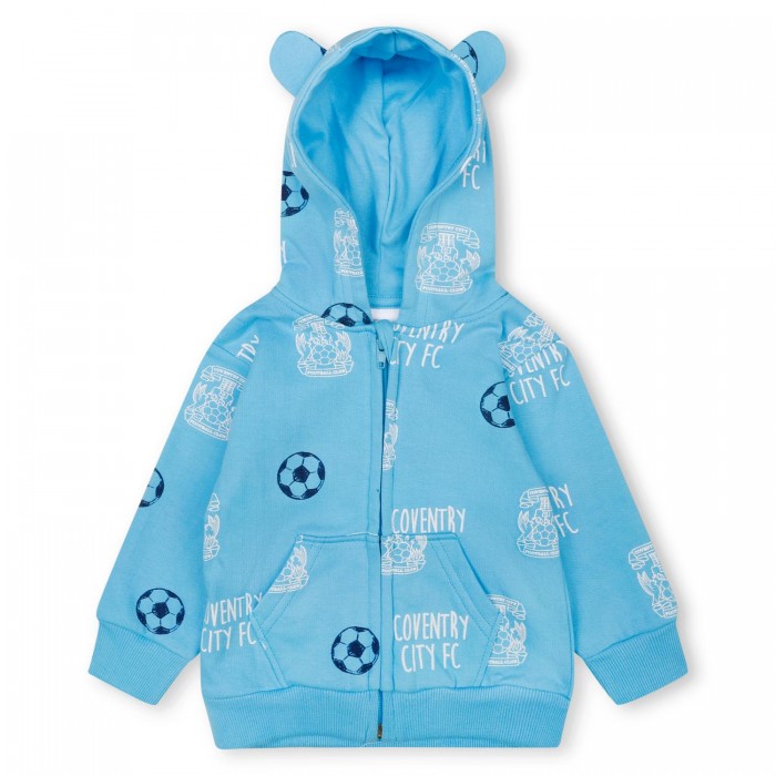 Coventry City Baby Crest Full Zip Hoodie