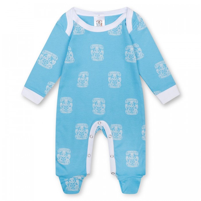 Coventry City Baby Crest Sleepsuit