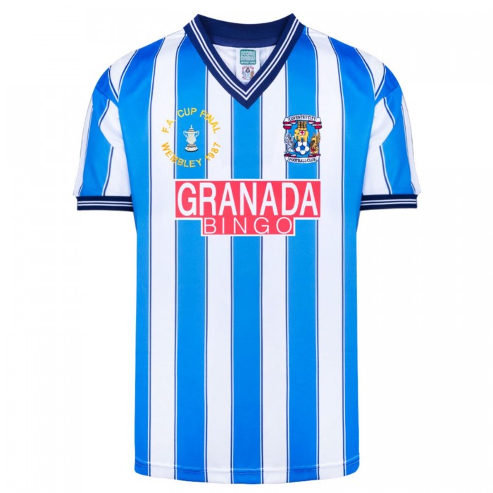 Coventry City 1987 FA Cup Final Shirt