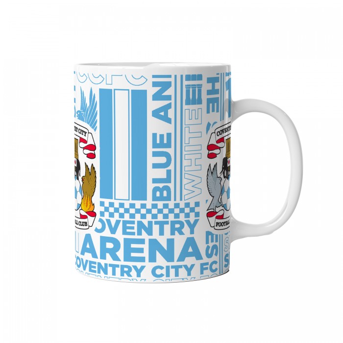 Coventry City Inspire Text Mug