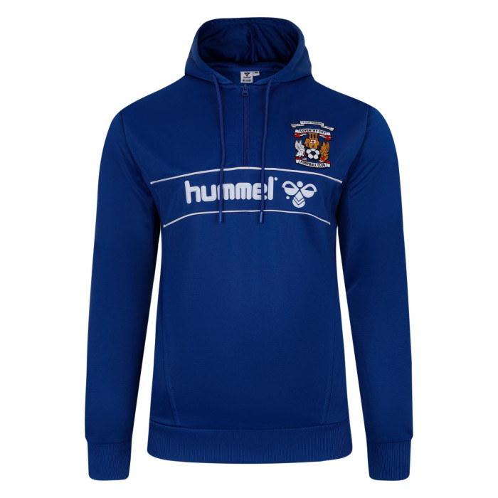 Coventry City Retro Half Zip Hoodie