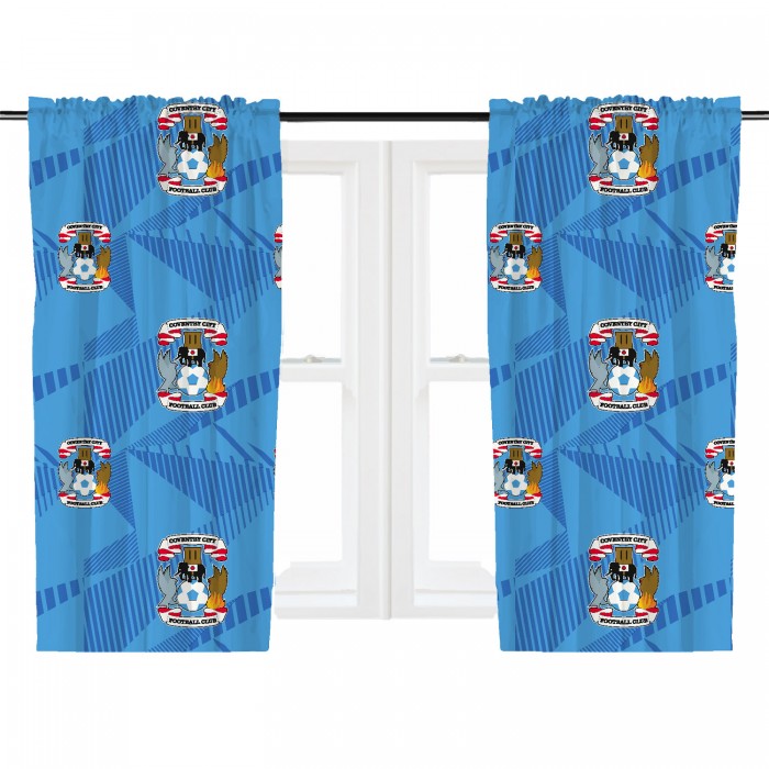 Coventry City Dazzle Curtains - 72