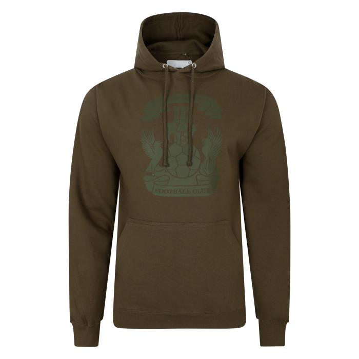 Coventry City Men's Olive Mono Hoodie