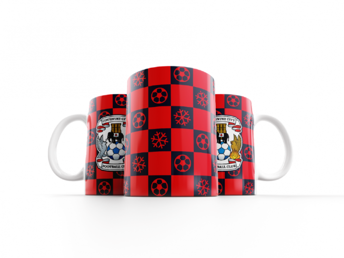 Coventry City Away Retro Christmas Mug