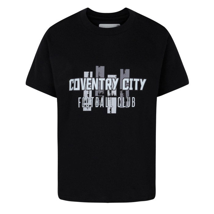 Coventry City Junior Monochrome T-Shirt