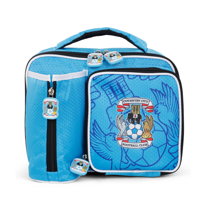 Coventry City Tilted Lunch Bag with Bottle Holder Coventry City Tilted Lunch Bag with Bottle Holder