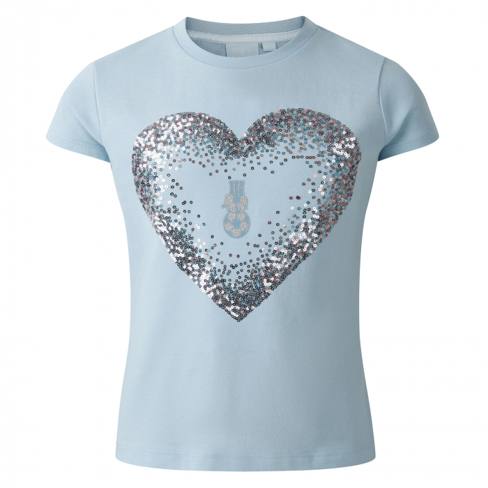 Coventry City Girls Heart Glitter T-Shirt