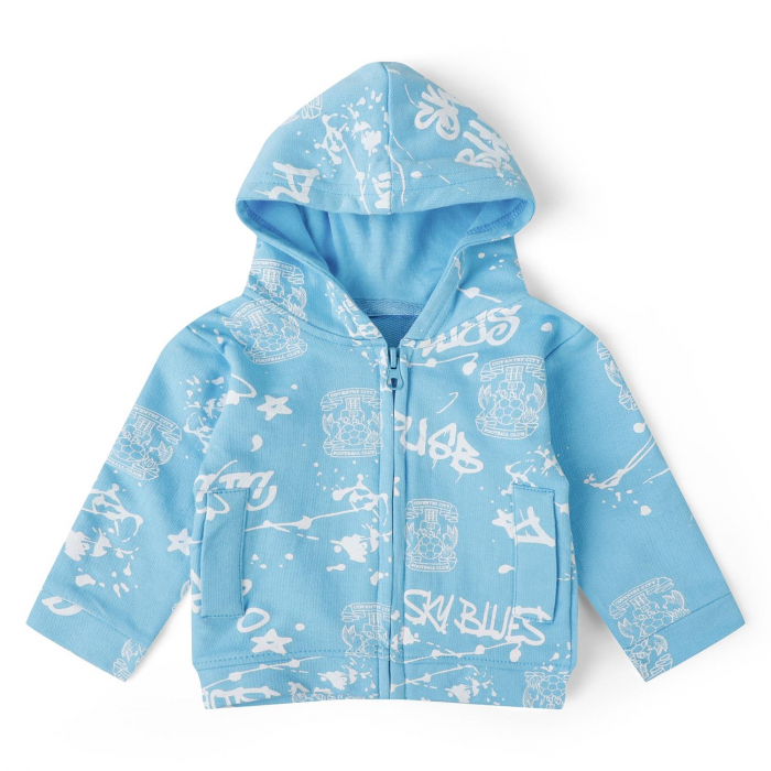 Coventry City Playful Print Hoodie