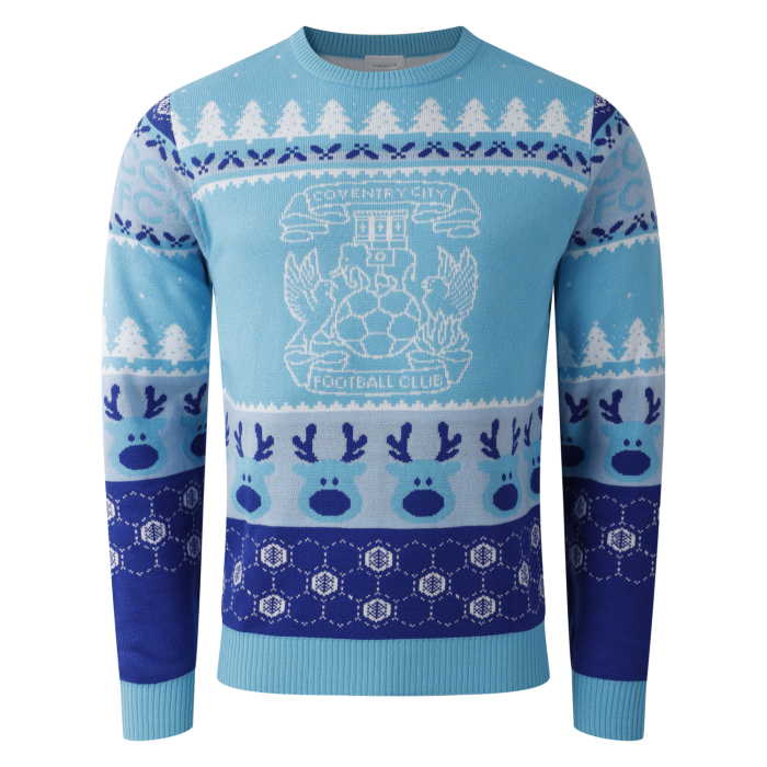 Coventry City Adult Christmas Fairisle Jumper
