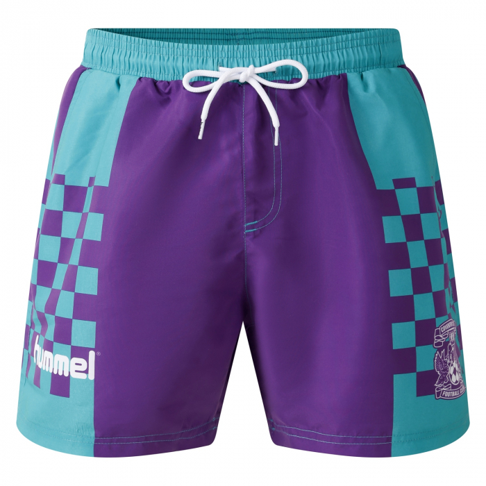 Coventry City Hummel 90s Retro Swim Shorts