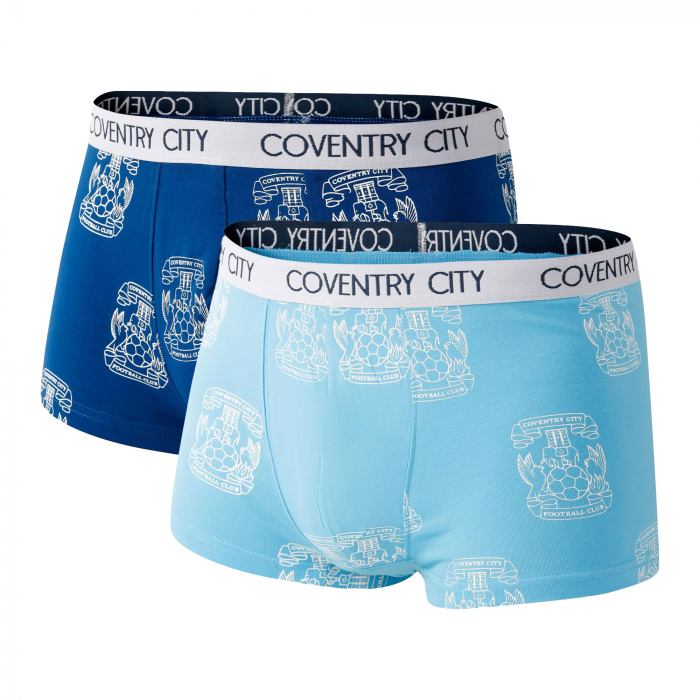 Coventry City Men's 2 Pack Boxers