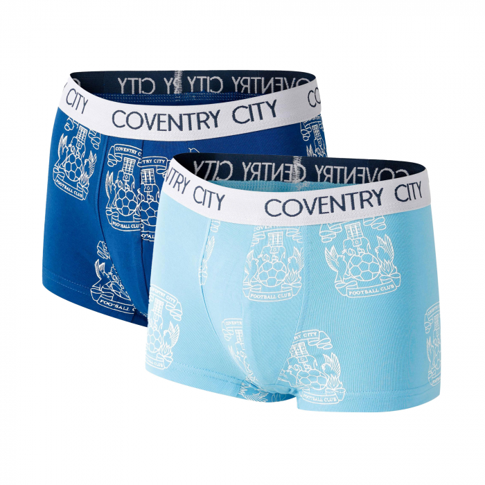 Coventry City Boys 2 Pack Boxers
