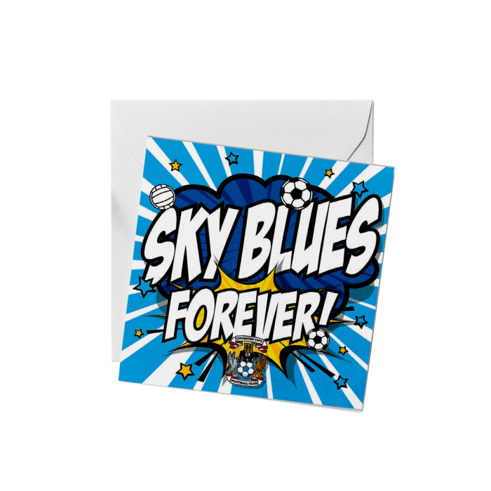 Coventry City Sky Blue Forever Card