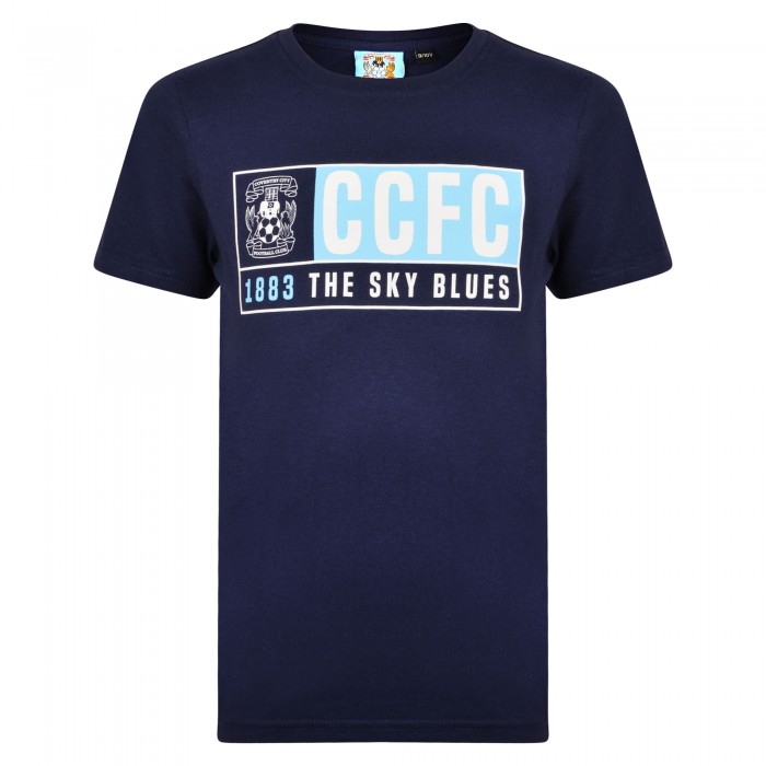 Coventry Junior Sky Blues Graphic T-Shirt