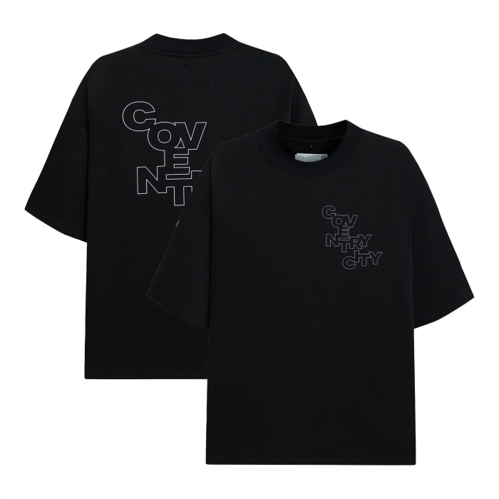 Coventry City Floating Letters Oversized Graphic T