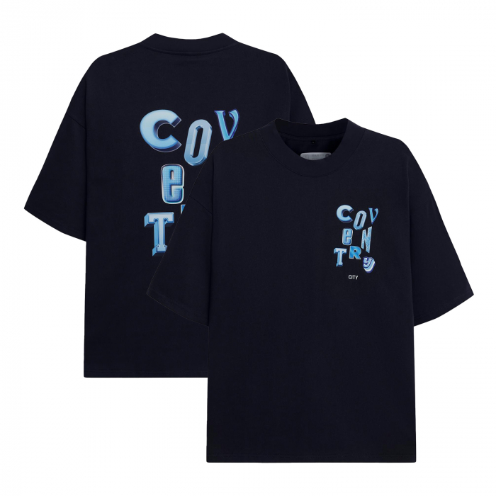 Coventry City Lettering Oversized Graphic Tee