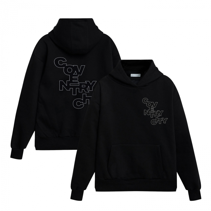 Coventry City Floating Letters Oversized Hoodie