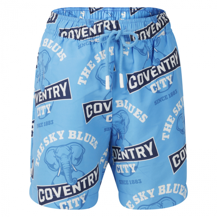 Coventry City Slam Dunk Tropical Swim Shorts Junio
