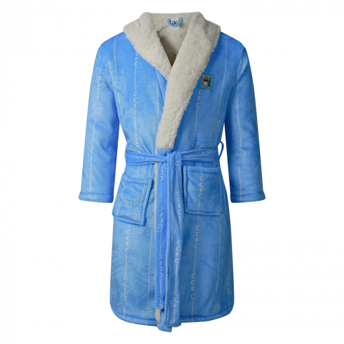 Coventry City Adults fully Lined Dressing Gown Coventry City Adults fully Lined Dressing Gown