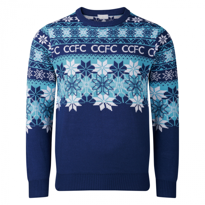 Coventry City Adult Christmas Fairisle Jumper
