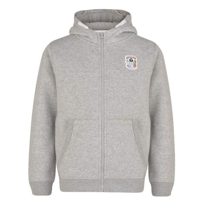 Coventry Junior Essential Grey Zip Hoodie