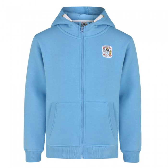 Coventry Junior Essential Sky Blue Zip Hoodie