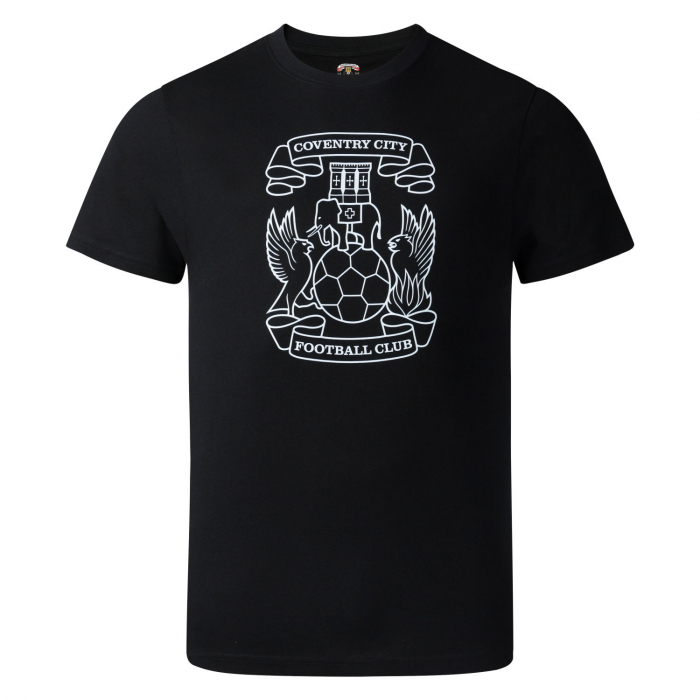 Coventry City Adult Crest Graphic T-Shirt