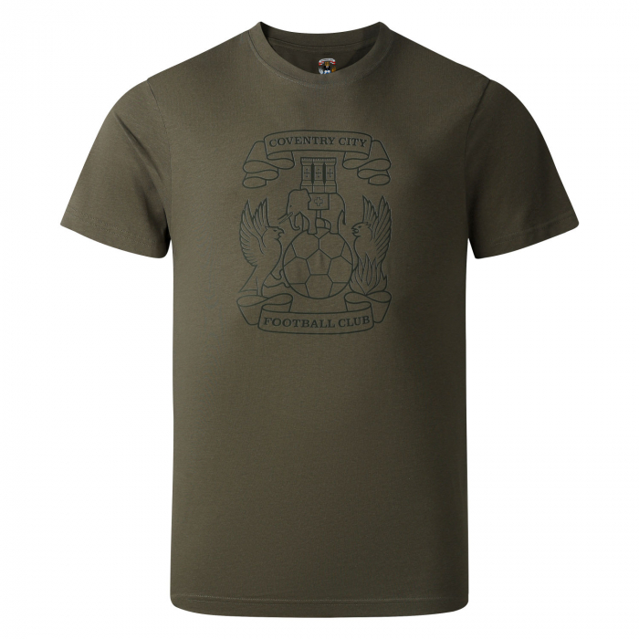 Coventry City Adult Crest Graphic T-Shirt
