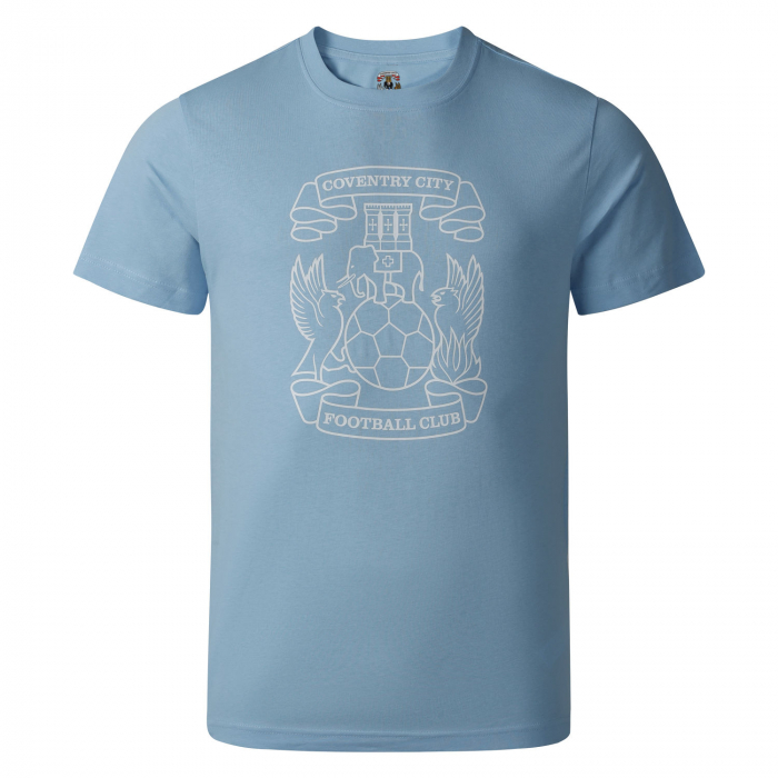 Coventry City Adult Crest Graphic T-Shirt